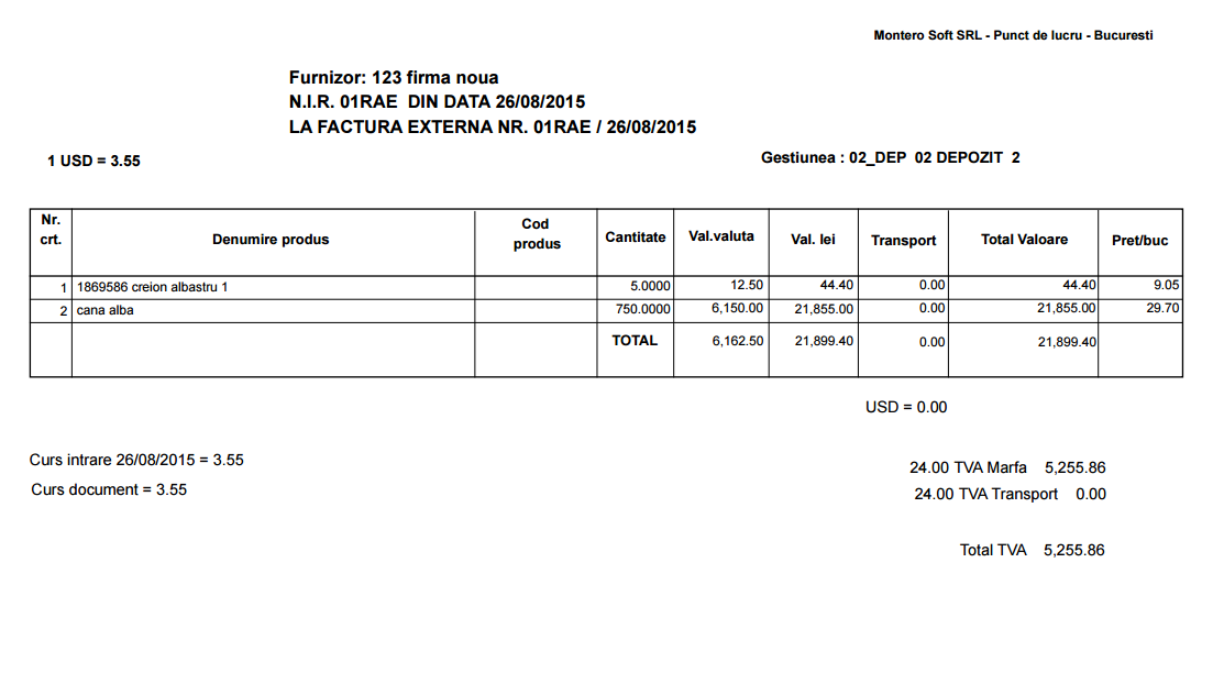 Factura furnizor externa - Model - NIR achizitie Intracomunitara Marfa.png