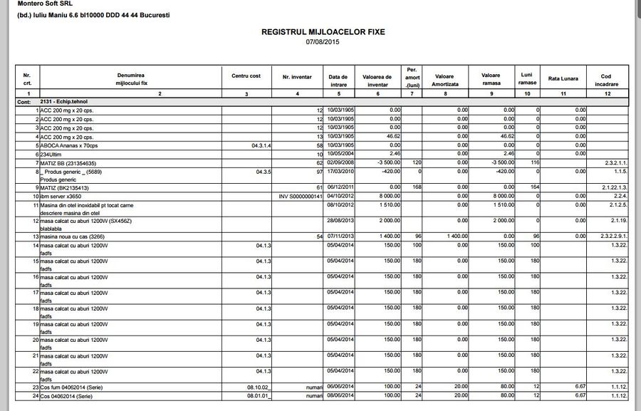 Mijloace fixeRPTRegistrul mijloacelor fixe docs